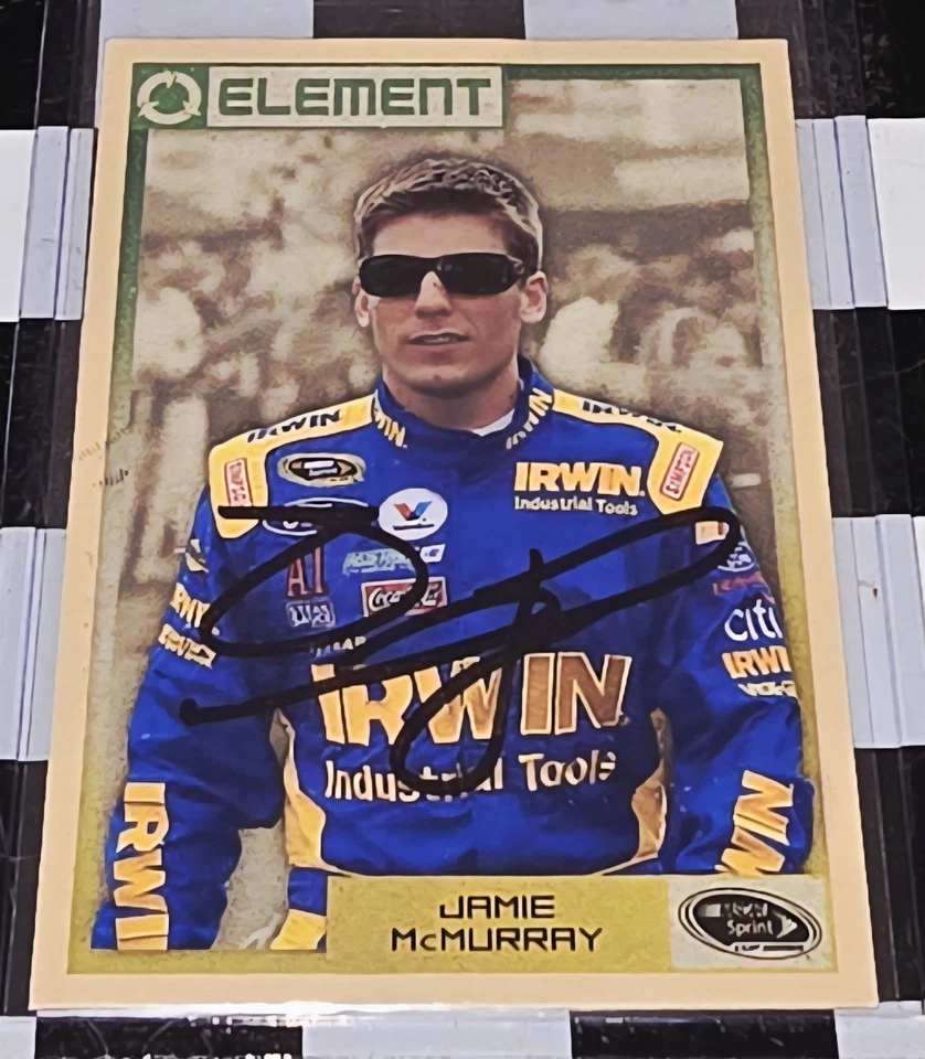 TARJETA DE CARRERAS NASCAR FIRMADA POR JAMIE MCMURRAY JM01 Foto 1 de 1