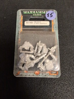 warhammer 40k orks Boyz W/ Each Weapons Rokkit Heavy Blister - Image 1 of 4