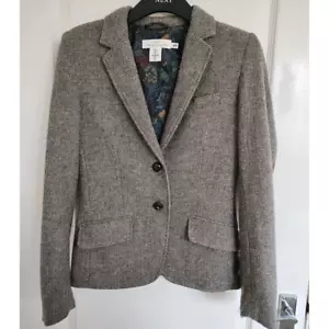 Top Zustand Damen H&M Wolljacke mit Ellenbogen Patches Größe 6 - Bild 1 von 23