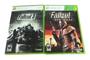 Microsoft Xbox 360 CIB COMPLETE TESTED Fallout 3 + New Vegas BUNDE LOT BL - Picture 1 of 4