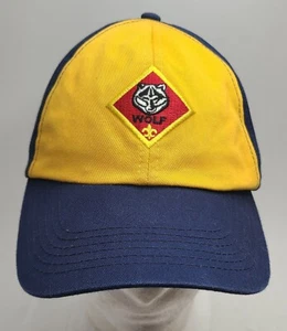 BSA Cub Scout Wolf Rank Uniform Cap Hat M/L Twill Adjustable FREE SHIPPING - Picture 1 of 10