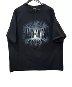 Harley Davidson Black Tunnel Vision London, Kentucky Shirt - Size 2XL - Picture 1 of 5