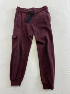 West 49 Boys Joggers Size Small 7/8 Burgundy Elastic Drawstring Waist Cotton - Picture 1 of 4