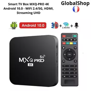 Smart TV Box MXQ-PRO 4K Android 10.0 - WiFi 2.4/5G, HDMI, Streaming UHD - Imagen 1 de 16