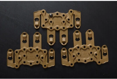 Lot of 3 Blackhawk SERPA Holster Ambidextrous STRIKE MOLLE Platform Coyote Tan - Image 1 of 4