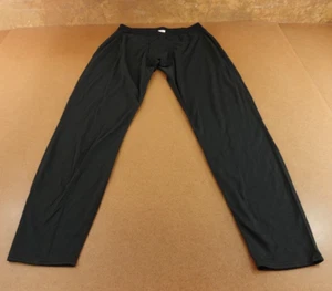 Hot Chillys Mens Size XL Black Jersey Long John Pants New - Picture 1 of 8