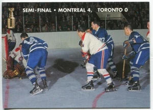 1995 Parkhurst Missing Link (1966-67) #146 Stanley Cup Semi-Final - Canadiens - Picture 1 of 2