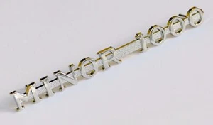Morris Moggi "Minor 1000" Bonnet Chrome Side Flash Badge, Austin Morris; ADA2613 - Picture 1 of 1