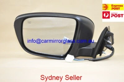 NOVO ESPELHO DE PORTA PARA NISSAN X-TRAIL T32 2014 - 2021 (ESQUERDA, SEM CÂMERA, AUTOFOLD) - Imagem 1 de 2