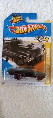 2012 Hot Wheels CUSTOM '71 EL CAMINO Black - Image 1 of 3
