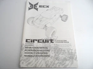 2WD ECX Circuit ECX03050IT1 Instruction Manual As Shown 48782 - Picture 1 of 2