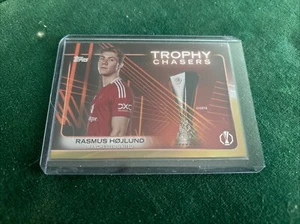 2025 Rasmus Hojlund 11/50 Topps UEFA Europa League RF-18 Manchester United - Bild 1 von 2