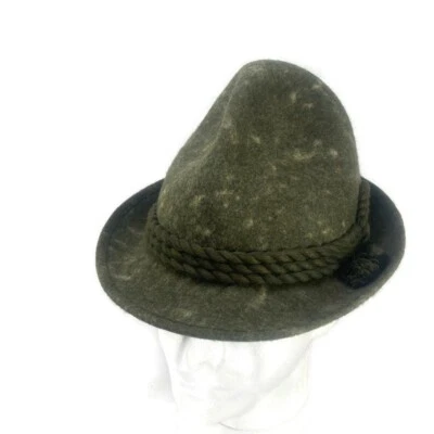 Vintage SeeBerger Wool Felt Switzerland Hat 20 Inch Circumference - Image 1 of 4