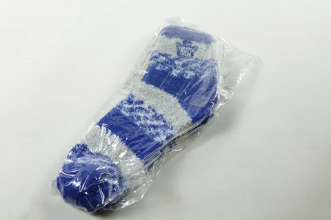 RMC Stripe Sleep Socks NHL Toronto Maple Leafs Cover