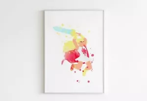 She-ra II POSTER: Watercolor wall art, She-Ra and the Princesses - Picture 1 of 3