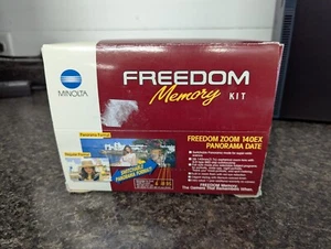 Minolta Freedom Memory Kit Zoom 140EX 35mm Point & Shoot Panorama Box Soft Case - Picture 1 of 4