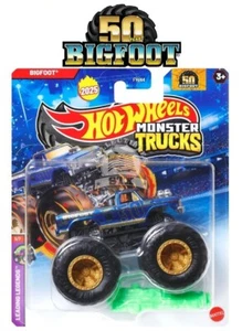2025 Hot Wheels Monster Trucks 1:64 - Bigfoot 50° anniversario - Foto 1 di 1
