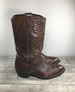 Vintage Red Wing 9801 Pecos Roper Leather Work Biker Mens Boots Pull On Size 9.5 - Picture 1 of 10