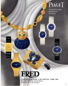 Anuncio impreso reloj Piaget 1972, reloj suizo fino, reloj, joyas, anillo, anuncio impreso - Imagen 1 de 2