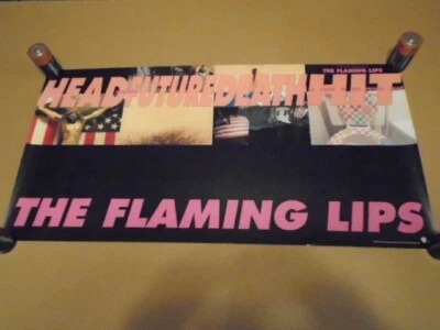 RARE PROMO Flaming Lips POSTER Hit to Death in the Future Head 1992 MERCURY REV - Image 1 of 2
