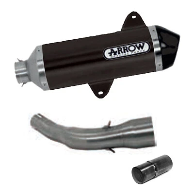 ESCAPE COMPLETO ARROW PARA PIAGGIO VESPA GTS 300 2008 2016 RACE-TECH DARK I. KAT - Imagen 1 de 3