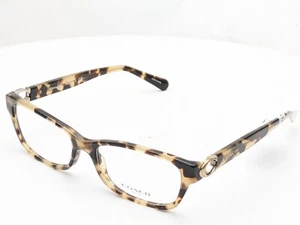 Coach HC6119 5576 Rectangle Brown Tortoise Womens Eyeglasses 53mm - Picture 1 of 7