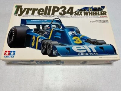 TAMIYA 1/12 Tyrrell P34 Six-Wheeler No.19 Model Kit Vintage Japan F1 Car used - Image 1 of 4