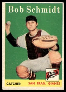 1958 Topps Bob Schmidt Rookie San Francisco Giants #468 - Bild 1 von 2