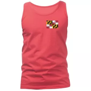 Canotta grafica State of Maryland Flag Crest MD - Foto 1 di 8