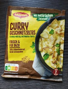 5 x Maggi Fix Curry Miscela di Erbe Raffinate Tritate MHD 08/25 - Foto 1 di 2