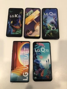 Lot de 5 téléphones portables LG, factices modernes non fonctionnels smartphones modèle écran - Photo 1 sur 2