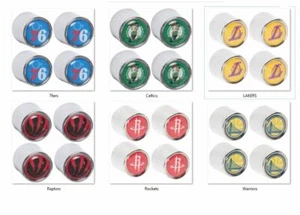 NBA Reifen Ventilschaftkappen von WinCraft -Auswählen- Team unten - Bild 1 von 15