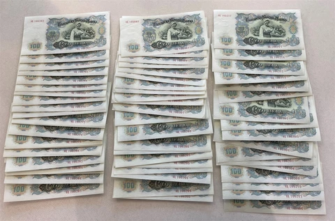 Bulgaria 1951 P.86 100 Leva Lot of 110 CU notes BL0080 combine shipping Cover