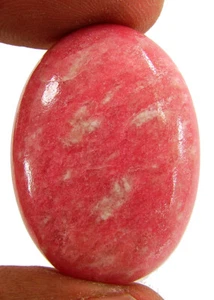 46,40 Karat natürlicher rosa Thulite loser Edelstein Cabochon Draht Wickelstein - 62528 - Bild 1 von 5