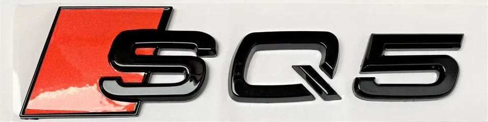 AUTOMATICITY66 BLACK SQ5 REPLACEMENT FOR AUDI REAR TRUNK EMBLEM BADGE NAMEPLATE DECAL LETTER#