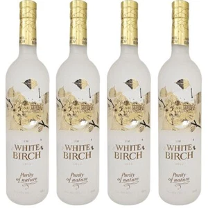 White Birch GOLD Wodka, 40% vol. 4 x 0,5 l, Premium Wodka in besonderer Flasche - Picture 1 of 5