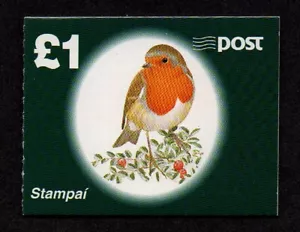 IRELAND SCOTT # 1040AB, COMPLETE MNH BOOKLET - SPIDEOG ROBIN BIRD & VESSEL 1997 - Picture 1 of 3