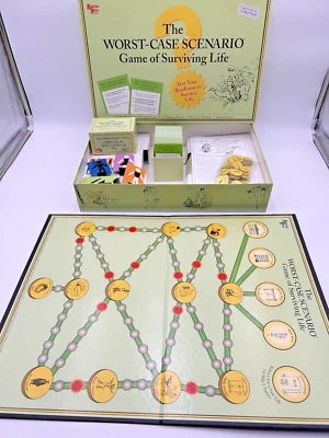 Worst Case Scenario Game of Surviving Life University Games 2006 Cards Complete - Image 1 of 4