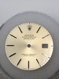 Original Rolex Datejust 36mm Silver Dial Black Sticks Hands-Ref 16014 16234  - Picture 1 of 3