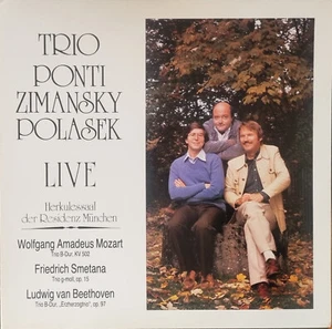 Trio Ponti Zimalsky Polasek: Trios Mozart Smetana LIVE Recording / Private 2 LPs - Picture 1 of 4