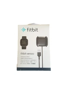 NEW Genuine Fitbit FB171RCC Replacement Charging Cable for Fitbit Versa 2 Black - Picture 1 of 5