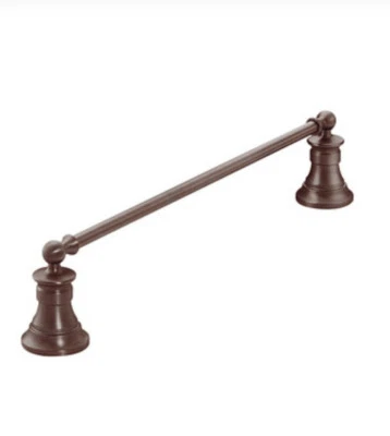 Toallero Moen Waterhill montado en la pared 24" en bronce frotado con aceite Foto 1 de 3