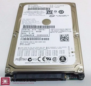 Fujitsu 80GB SATA 2.5" MHZ2080BH G2 CA07018-B30200DL CA21344-B71X FOR PCB PARTS - Picture 1 of 6