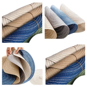 4 PCS Anti-slip Coasters Cup Wad Table Mats Circular Cotton Yarn Woven Placemat - Picture 1 of 12