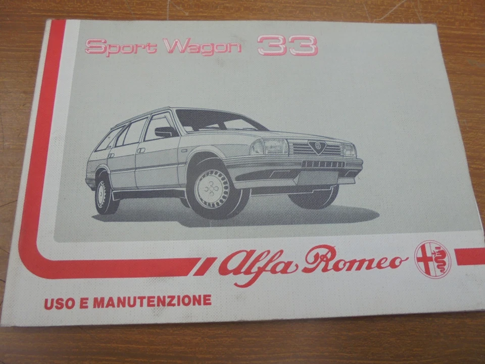 ALFA ROMEO ALFA 33 SPORT WAGON LIBRETTO DI USO E MANUTENZIONE ORIGINALE Foto 1 de 1