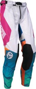 MOOSE OFFROAD - 2901-12075 Sahara Pants Teal/Orange/Pink US 34 - Picture 1 of 1