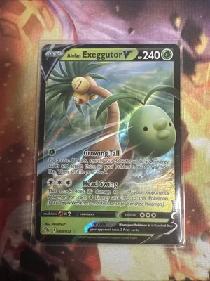Alolan Exeggutor V 005/078 Pokémon GO Holo - Image 1 of 2