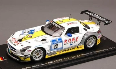 1:43 Spark Mercedes Sls Amg Gt3 N.22 3Rd Nurburgring 2013 SG079 Modellino - Immagine 1 di 2