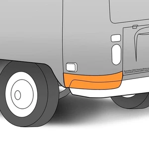 Lower LH Rear Corner Metal Section For 1968-1972 VW Bus 211-813-357 - Bild 1 von 6