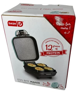 DASH Egg Bite Maker Mint 4 Silikonformen NEU! Gesunde Frühstückssnacks Geschenk - Bild 1 von 9